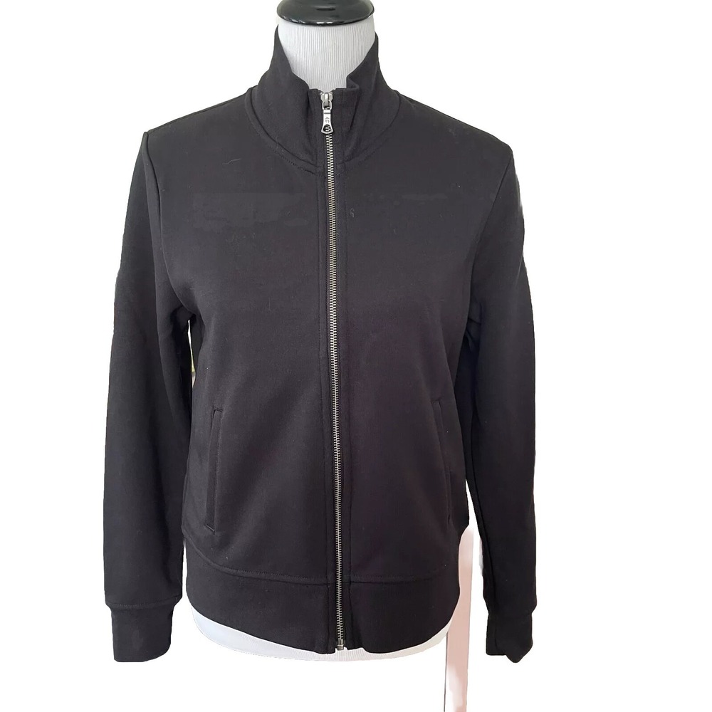 Brooks Brothers Women's FOX Network Black Jacket Size Small Zip Front